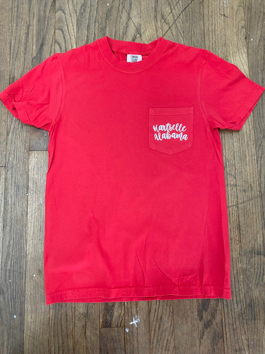 Hartselle Pocket Tee - Red