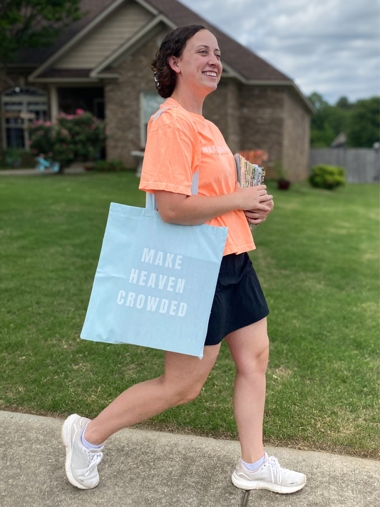 Make Heaven Crowded Tote - Heather Mint