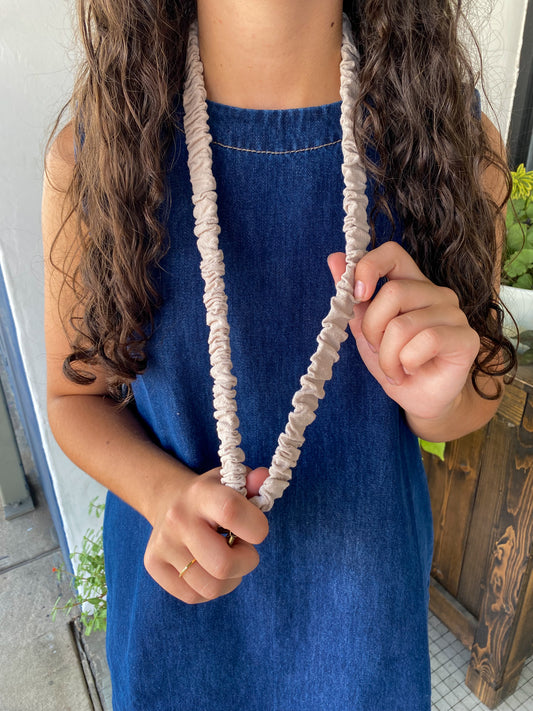 Madalynn Light Tan Lanyard