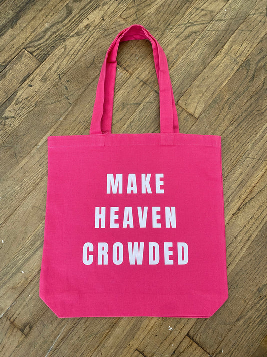 Make Heaven Crowded Tote Bag - Fuchsia