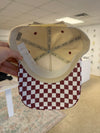With Love From Alabama 3D Embroidered Checkered Brim Trucker Hat