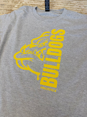 Priceville Mascot Youth Tee - Sports Grey