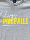 Priceville Dawgs Tee - Gravel