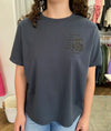 Lion of Judah Boxy Tee - Vintage Navy