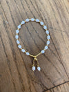 Kelsie String of Pearls Bracelet - Gold