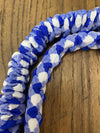 Madalynn Checkered Lanyard - Royal Blue