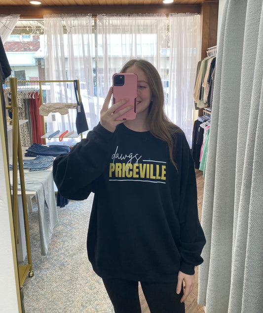 Priceville Dawgs Sweatshirt - Black
