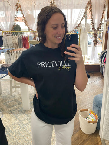 Priceville Bulldogs Tee - Black