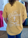 Greatest Love Story Tee - Mustard