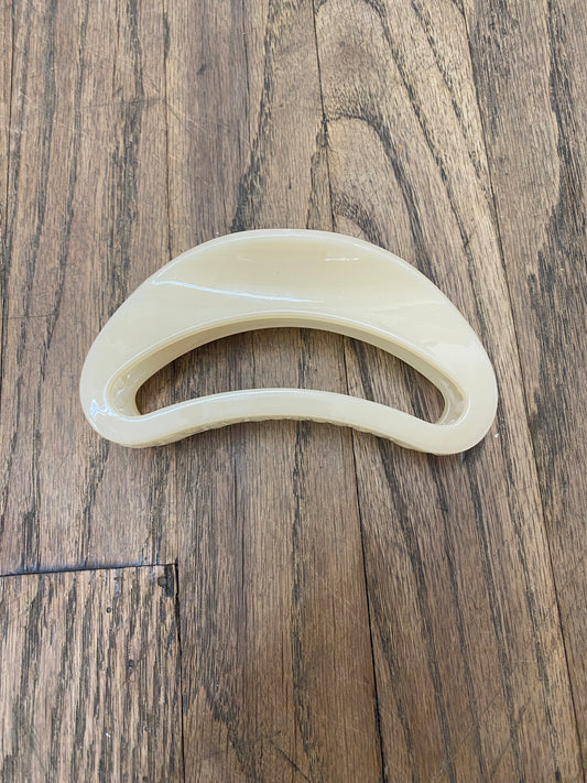 Lindy XL Jelly Claw Clip - Cream