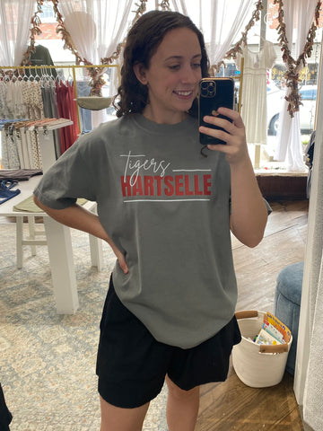 Hartselle Tigers Tee - Grey