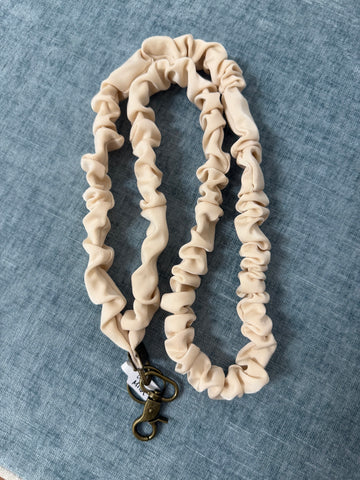 Madalynn Oat Milk Scrunchie Lanyard