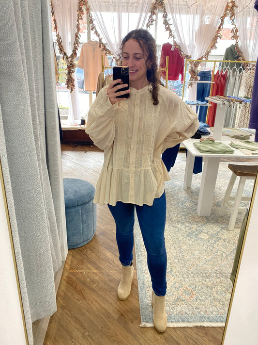 Cynthia Tunic Top - Natural