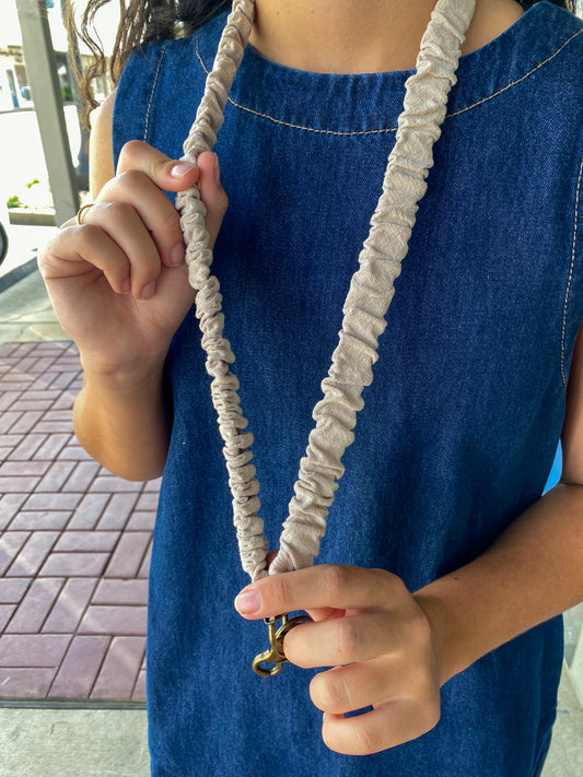 Madalynn Light Tan Lanyard