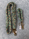 Madalynn Green Floral Scrunchie Lanyard