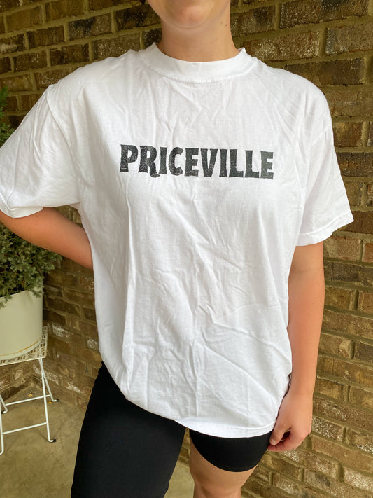 Priceville Bulldogs Tee - White