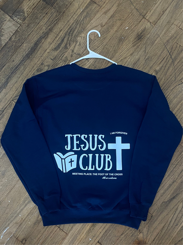 Jesus Club Sweatshirt - Navy