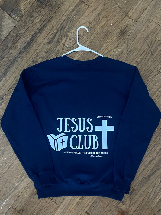 Jesus Club Sweatshirt - Navy