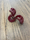 Jess Swirl Claw Clip - Magenta