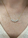 Delphine Pearls Necklace - Gold