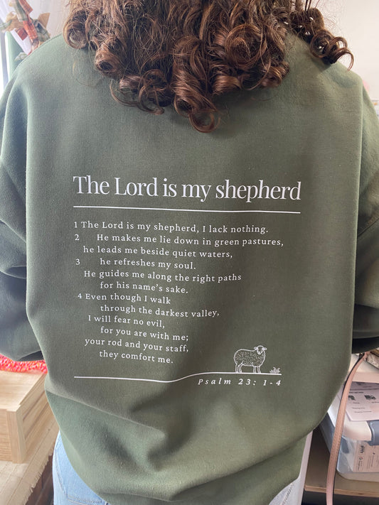 The Lord is My Shepherd - Military Green