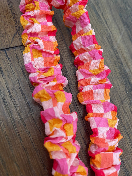 Madalynn Bright Checkered Lanyard