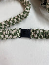 Madalynn Breakaway Scrunchie Lanyard - Green Checkered