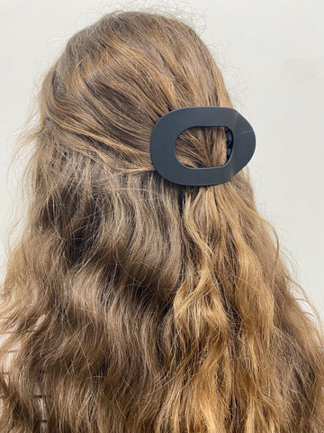 Braiden Flat Claw Clip - Black