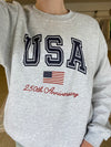 USA 250th Sweatshirt - Ash Grey