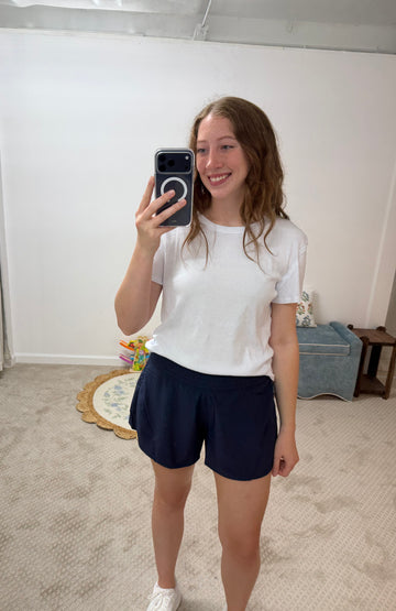 Tay Active Shorts - Navy