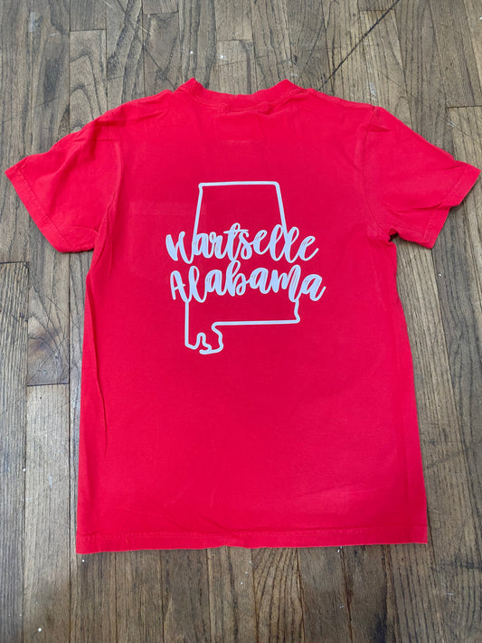 Hartselle Pocket Tee - Red