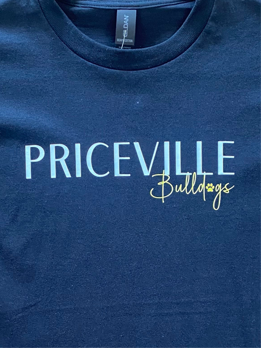 Priceville Bulldogs Tee - Black