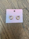 Jo Ridged Hoops - Gold