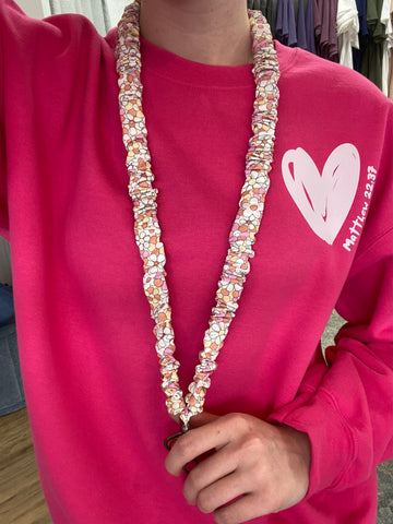 Madalynn Breakaway Scrunchie Lanyard - Daisy