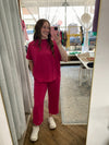 Dalys Casual Comfort Pants - Plum Pink
