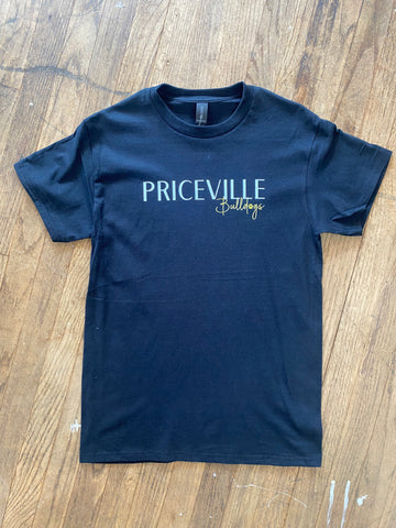Priceville Bulldogs Tee - Black