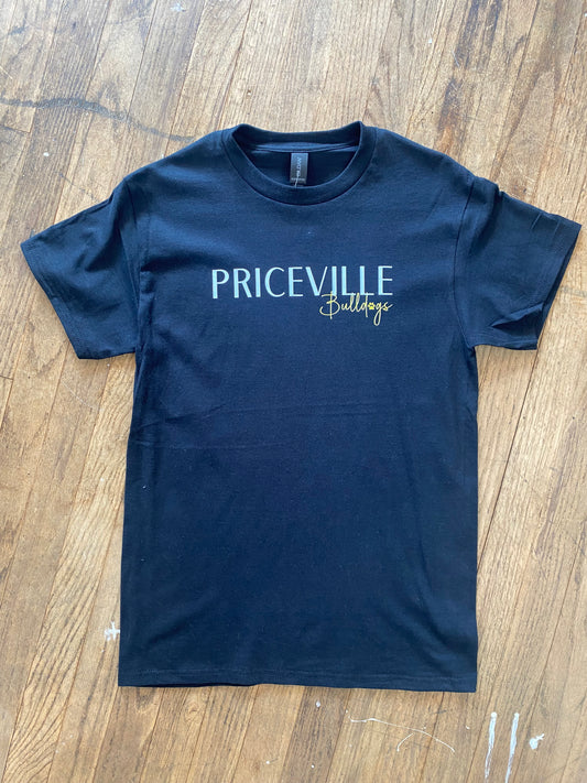 Priceville Bulldogs Tee - Black