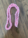 Madalynn Pink Gingham Lanyard