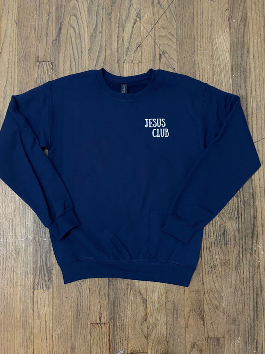 Jesus Club Sweatshirt - Navy