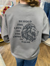 Lion of Judah Sweatshirt - Charcoal