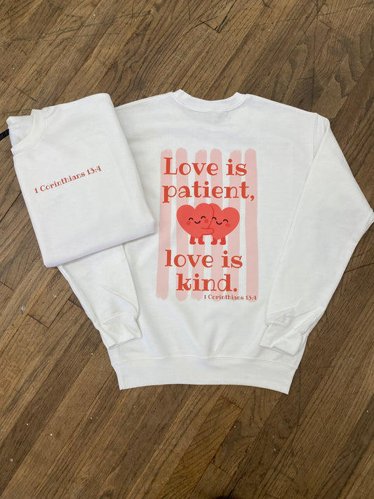 Love is Sweatshirt - White