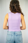 Anna Double Layered Tank Top - Hyacinth