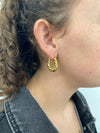 Kaia Twisted Hoop Earrings - Gold