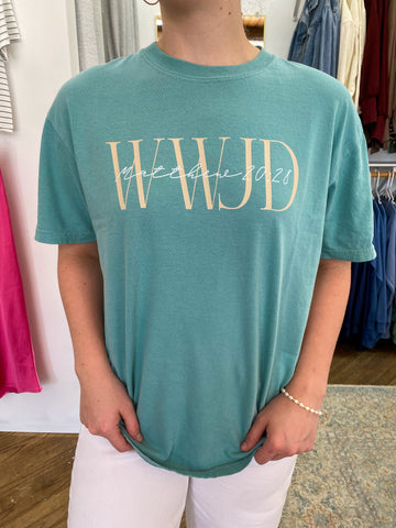 WWJD Tee - Seafoam