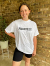 Priceville Bulldogs Tee - White