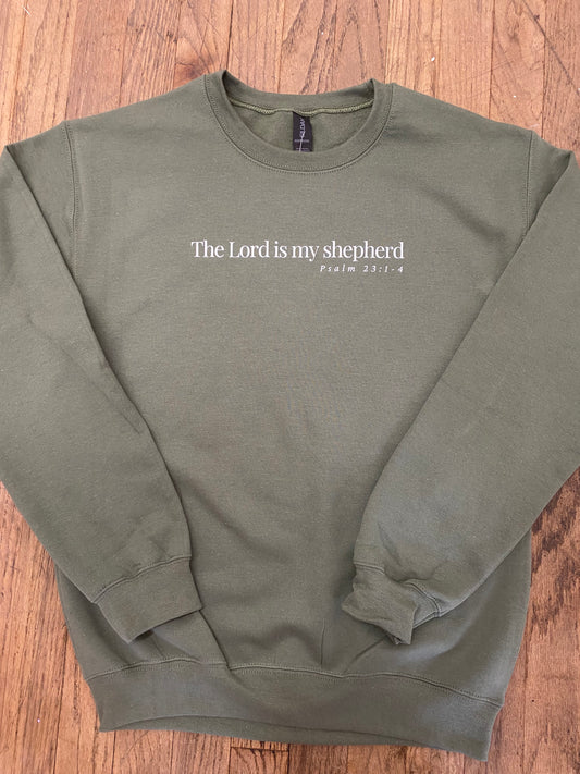 The Lord is My Shepherd - Military Green