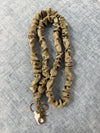 Madalynn Satin Scrunchie Lanyard - Olive Green