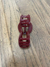 Jess Swirl Claw Clip - Magenta