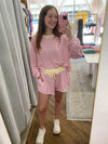 Lana Striped Ribbed Set - Shorts