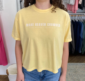 Make Heaven Crowded Boxy Tee